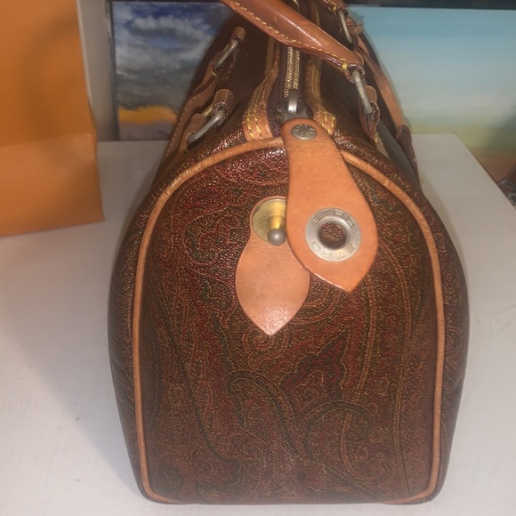 ETRO Milano speedy style handbag. Paisley pattern - Picture 3 of 12